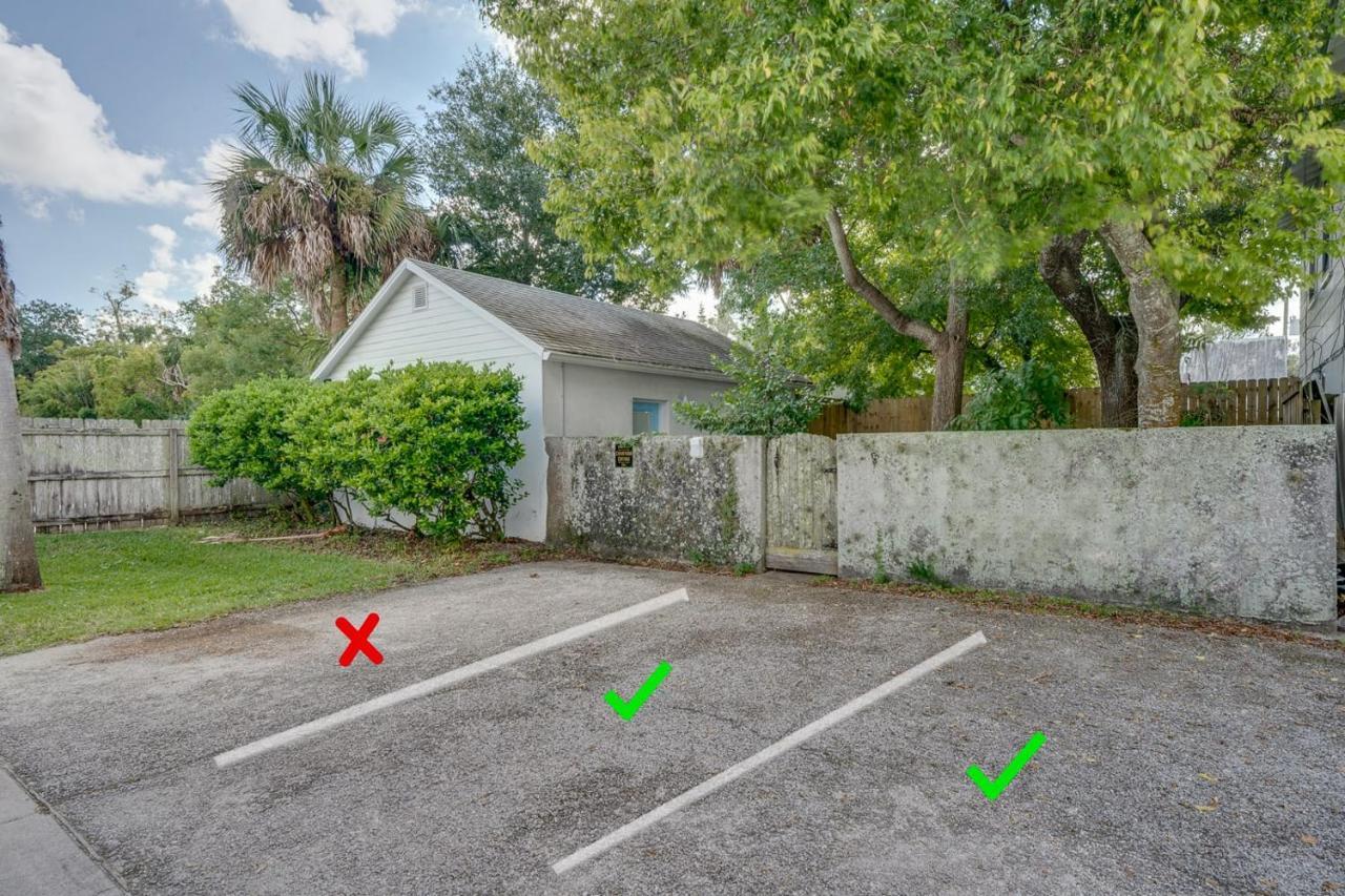 Updated Early 1900S 2Br Cottage Walking Distance To Downtown With Onsite Parking St. Augustine Exterior foto
